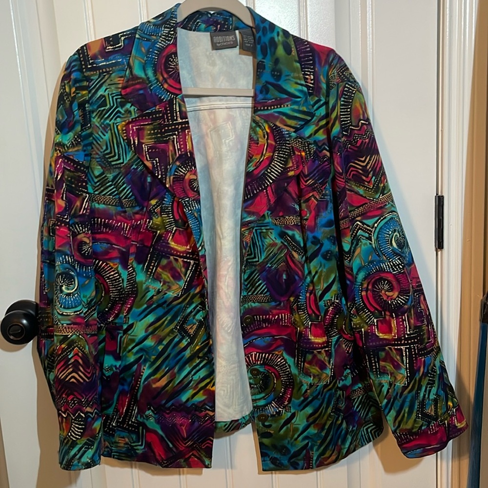 Additions by Chicos Multi color jacket